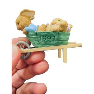 Hallmark Keepsake Barrow of Giggles Easter Series 1993 Ornament Vintage w/ Box